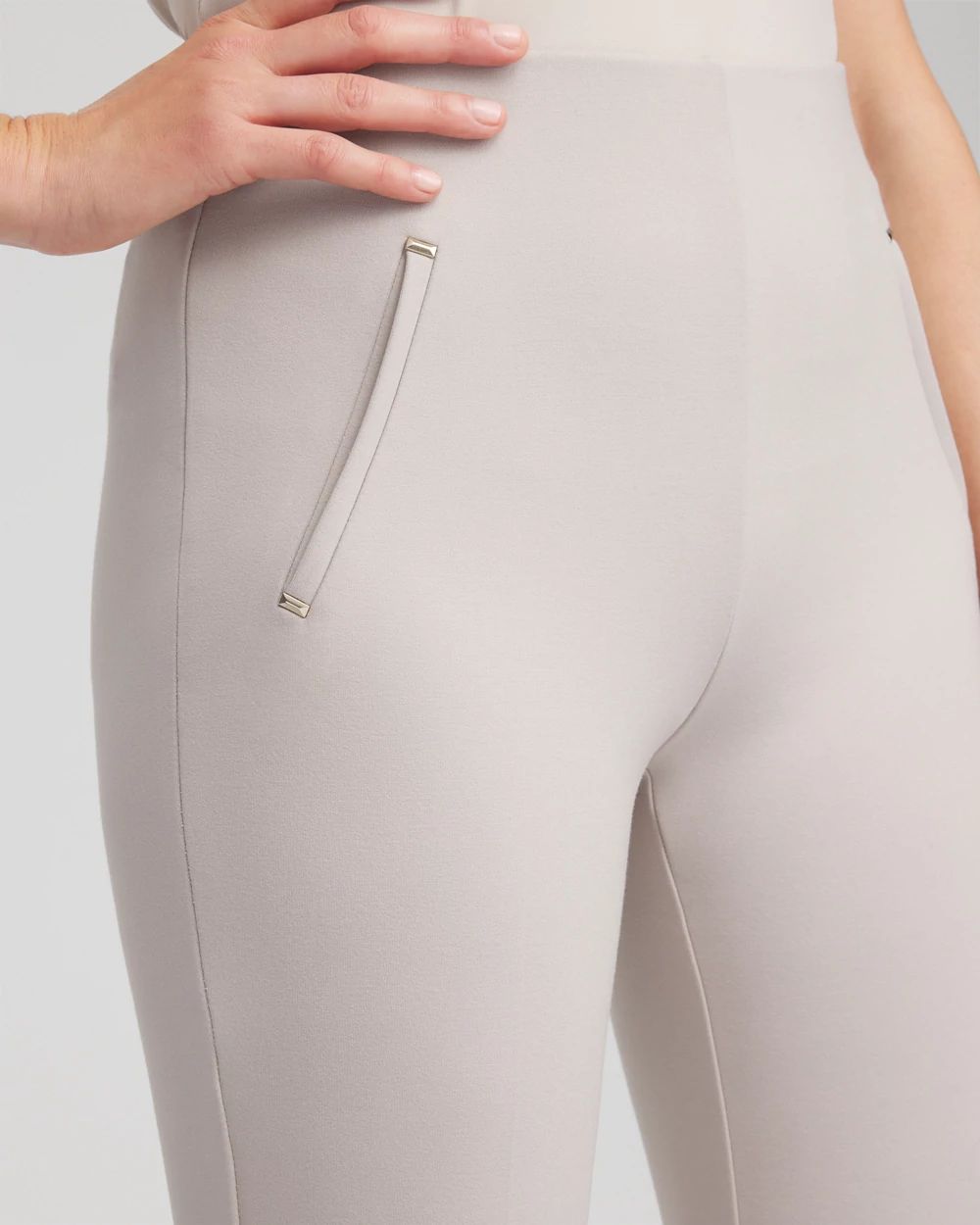 Juliet Ponte Trim Detail Pants | Chico's